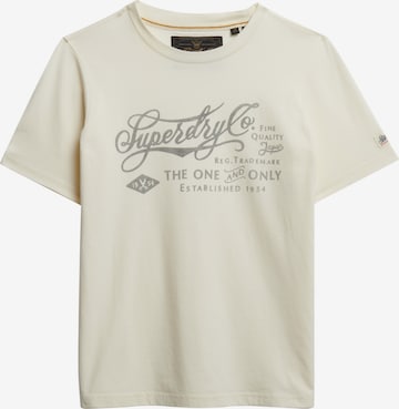 T-shirt Superdry & Co en blanc : devant