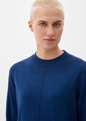s.Oliver Gebreide jurk in Blauw