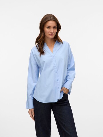 VERO MODA Bluse 'VMMia' i blå: forside