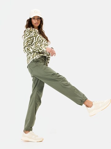 CAMEL ACTIVE Regular Casual Pants aus einem Baumwollmix in Grün