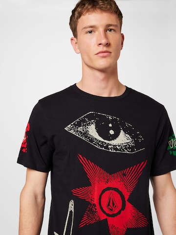 Volcom T-Shirt 'HOLI DAZED' in Schwarz
