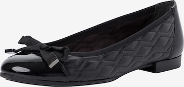 TAMARIS Ballet Flats in Black: front