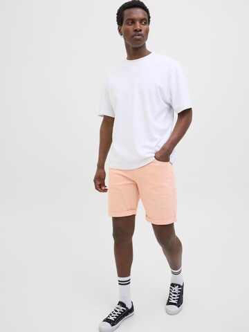JACK & JONES regular Jeans 'JJRick' i orange
