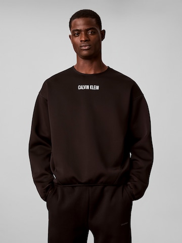 Calvin Klein Sport Sportsweatshirt in Schwarz: Vorderseite