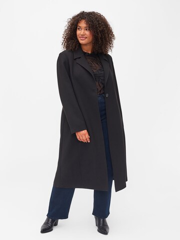 Manteau mi-saison 'MSAVANNAH' Zizzi en noir