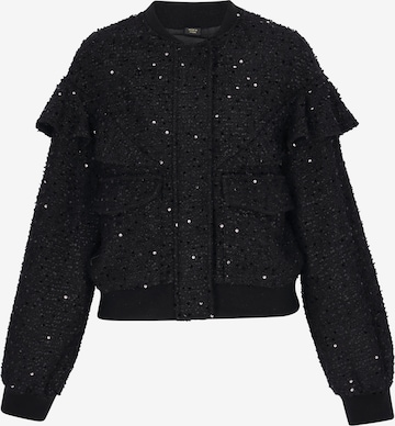 faina Jacke 'Festive' in Schwarz: Vorderseite