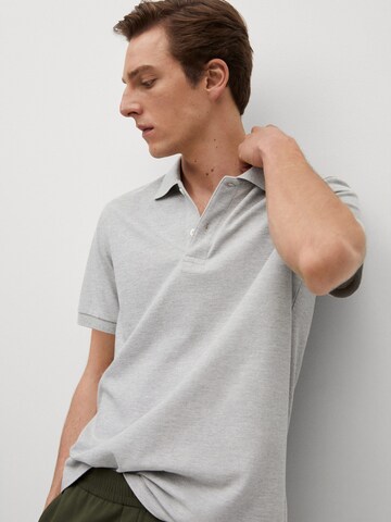 MANGO MAN Poloshirt 'REA' in Grau