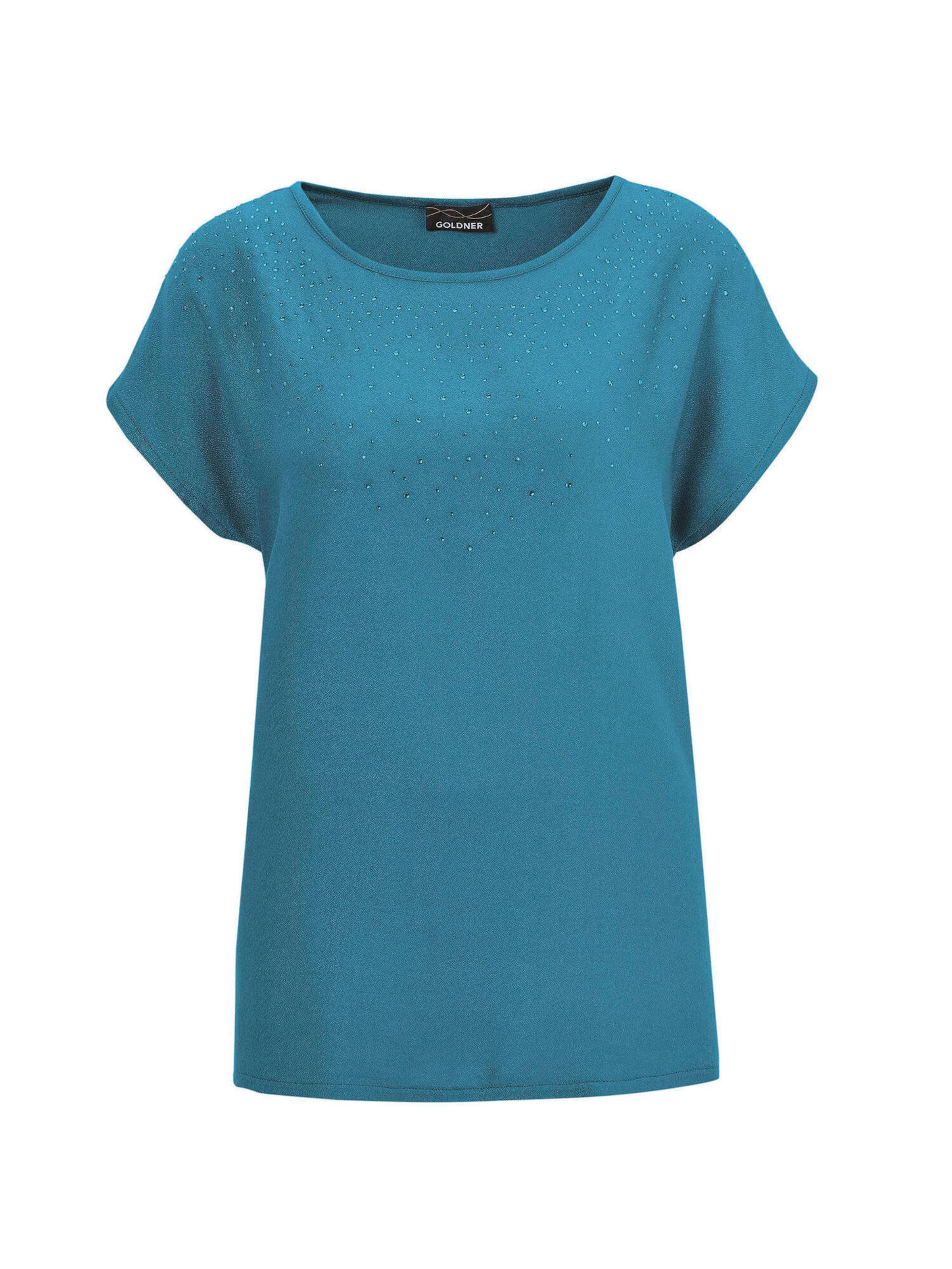 Goldner Blouse in Blauw: voorkant