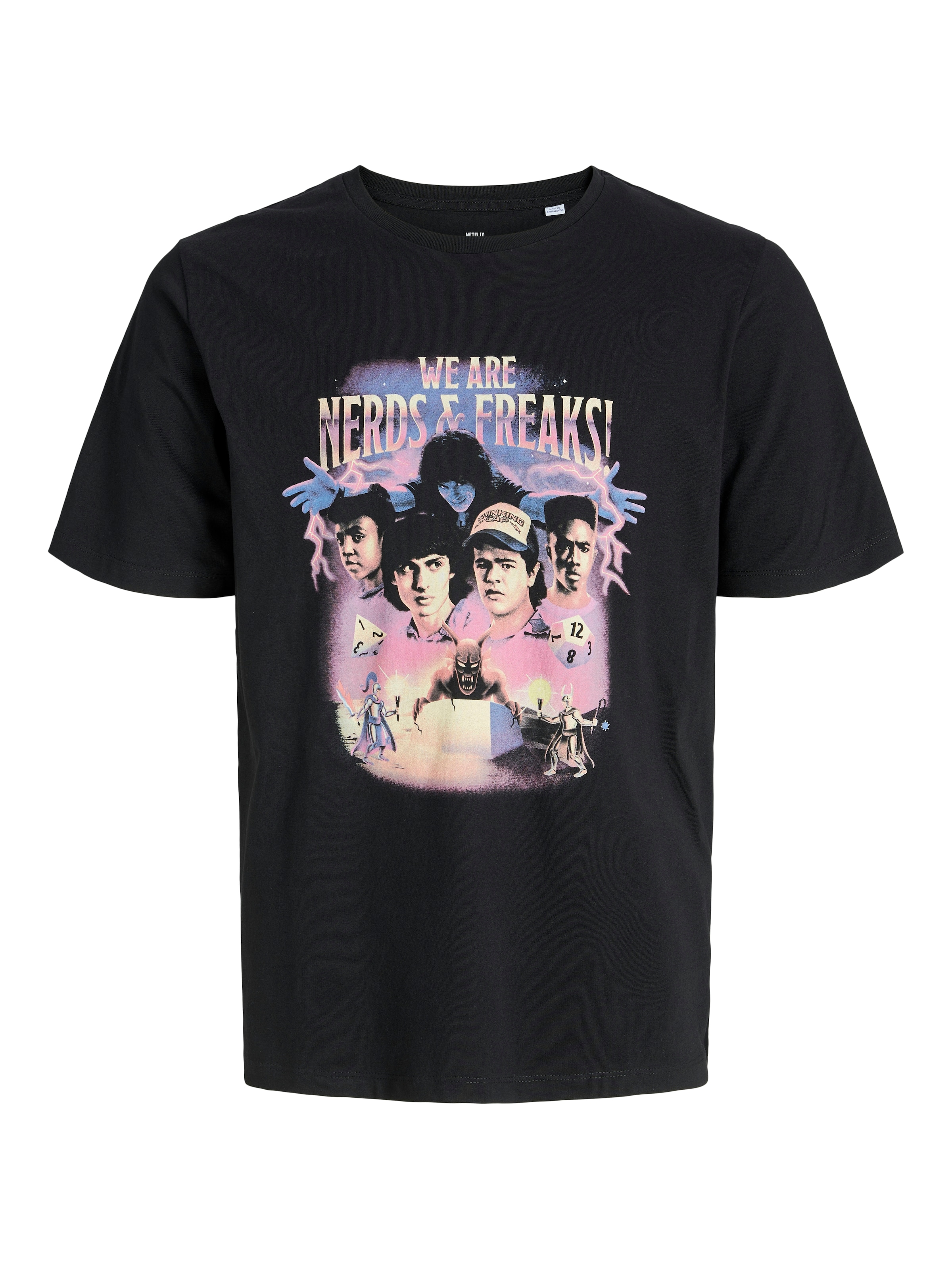 JACK & JONES T-Shirt 'JORStranger' in Schwarz: Vorderseite