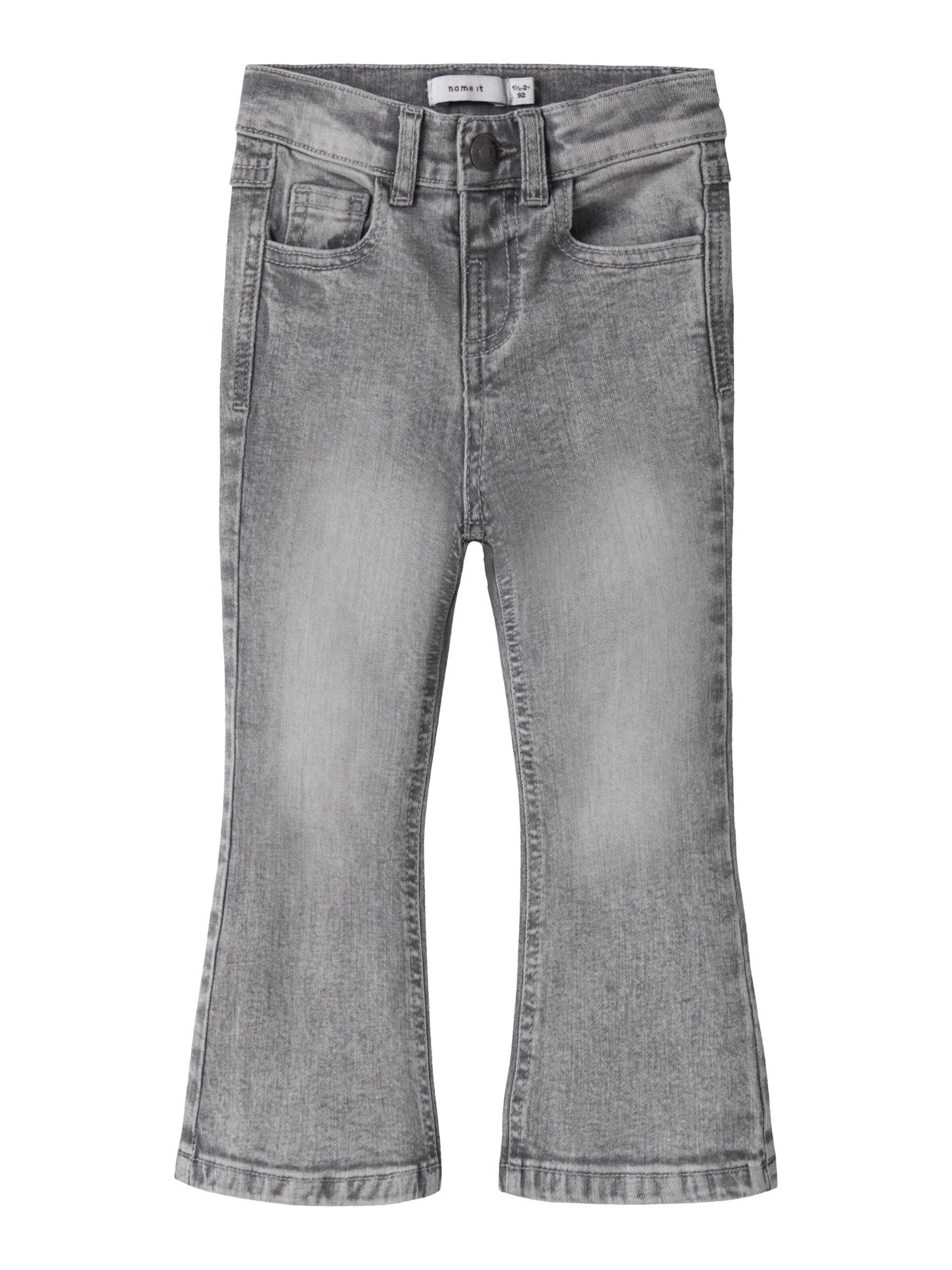 Bootcut Jean NAME IT en gris : devant