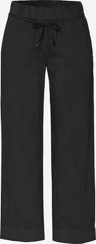 TONI Wide Leg Hose in Schwarz: Vorderseite