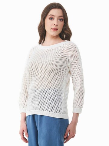 Organication Pullover in Weiß