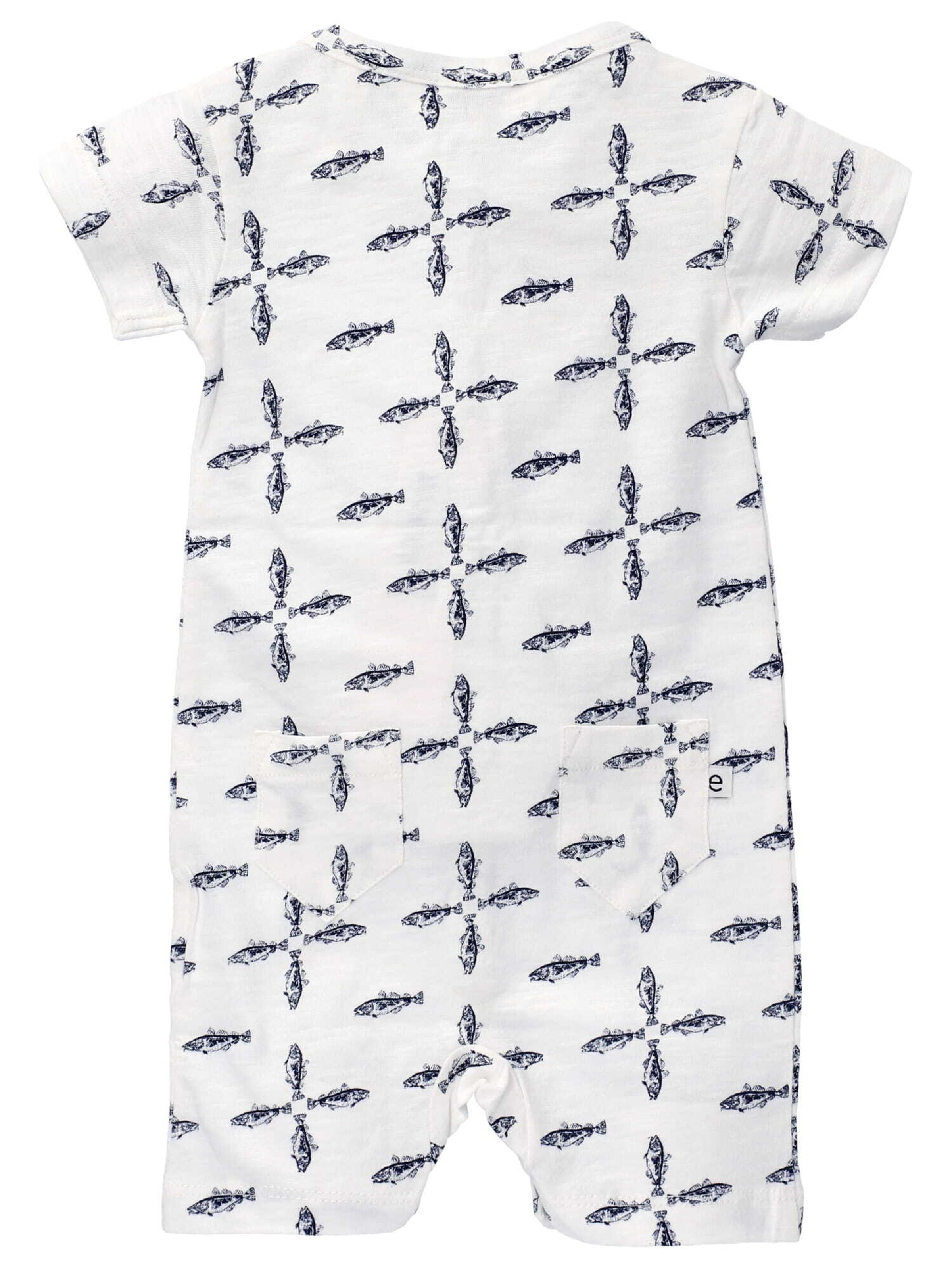 Ebbe Romper/Bodysuit 'Sea' in White