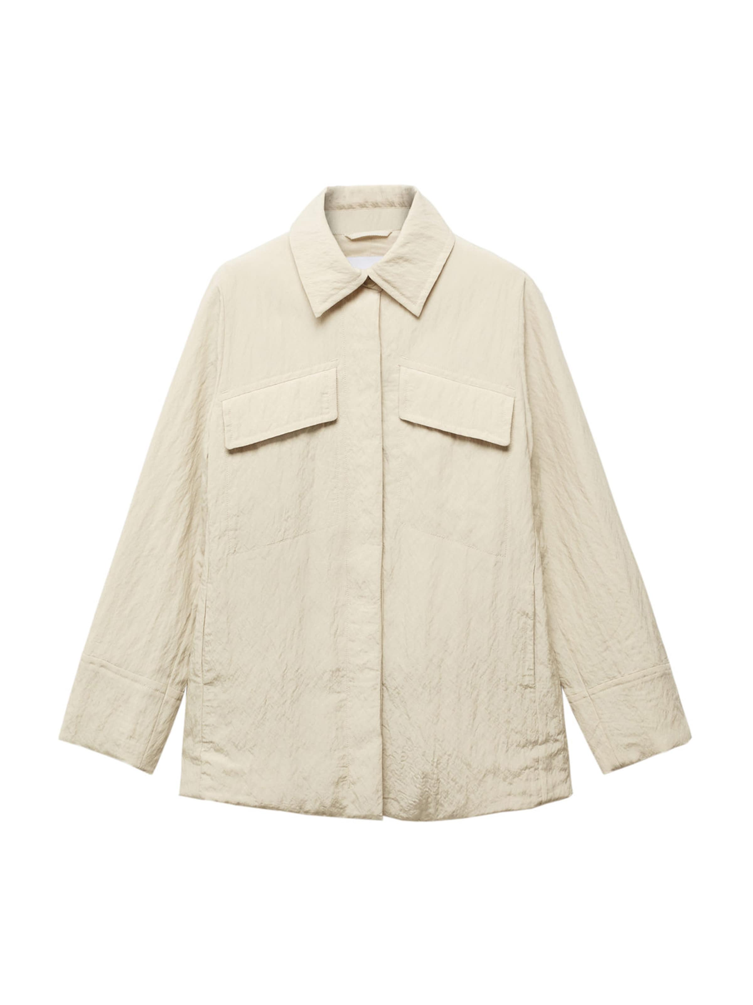 MANGO Prechodná bunda 'Espuma' - Béžová: predná strana