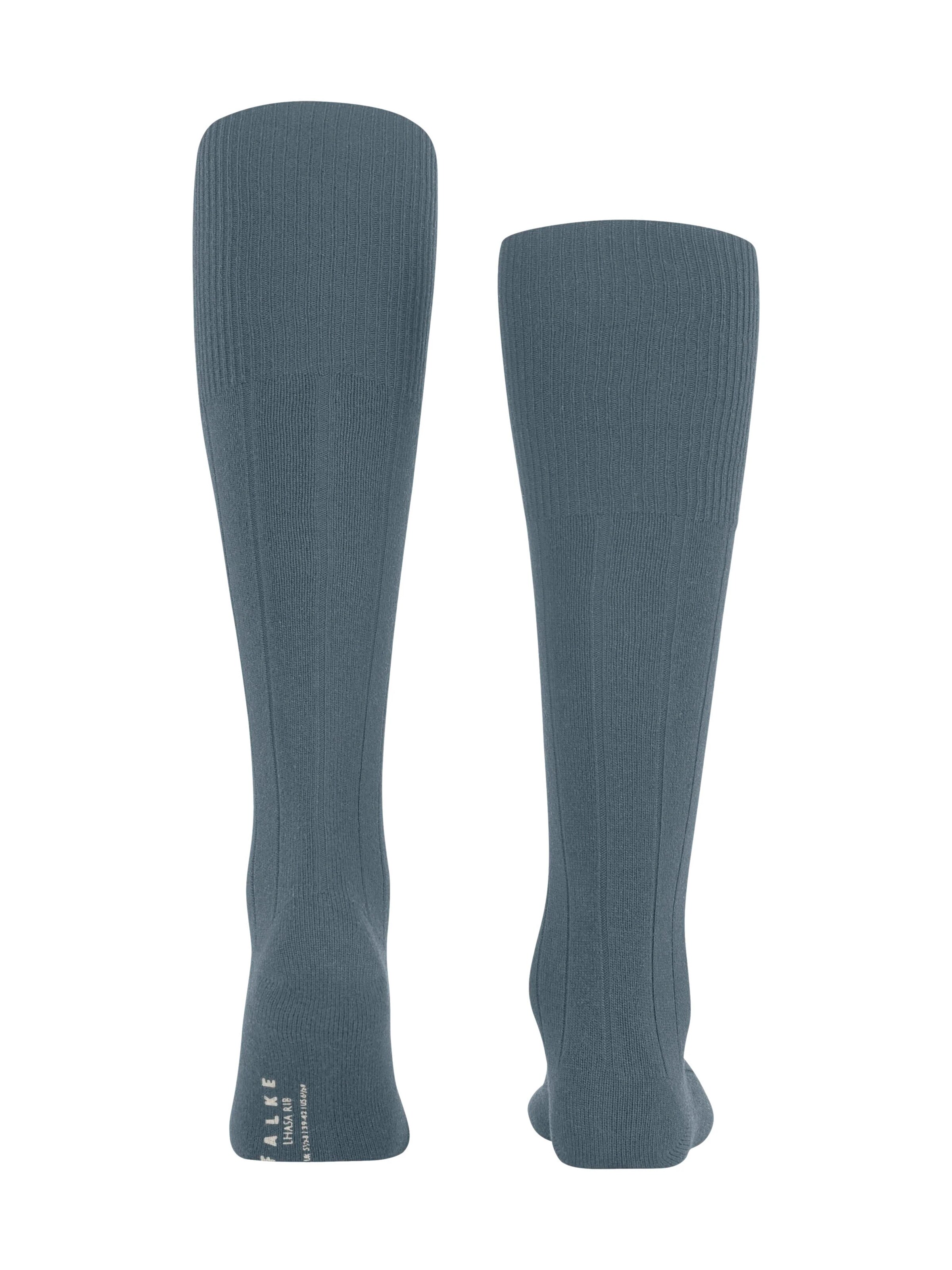 FALKE Knee High Socks 'Lhasa Rib' in Blue
