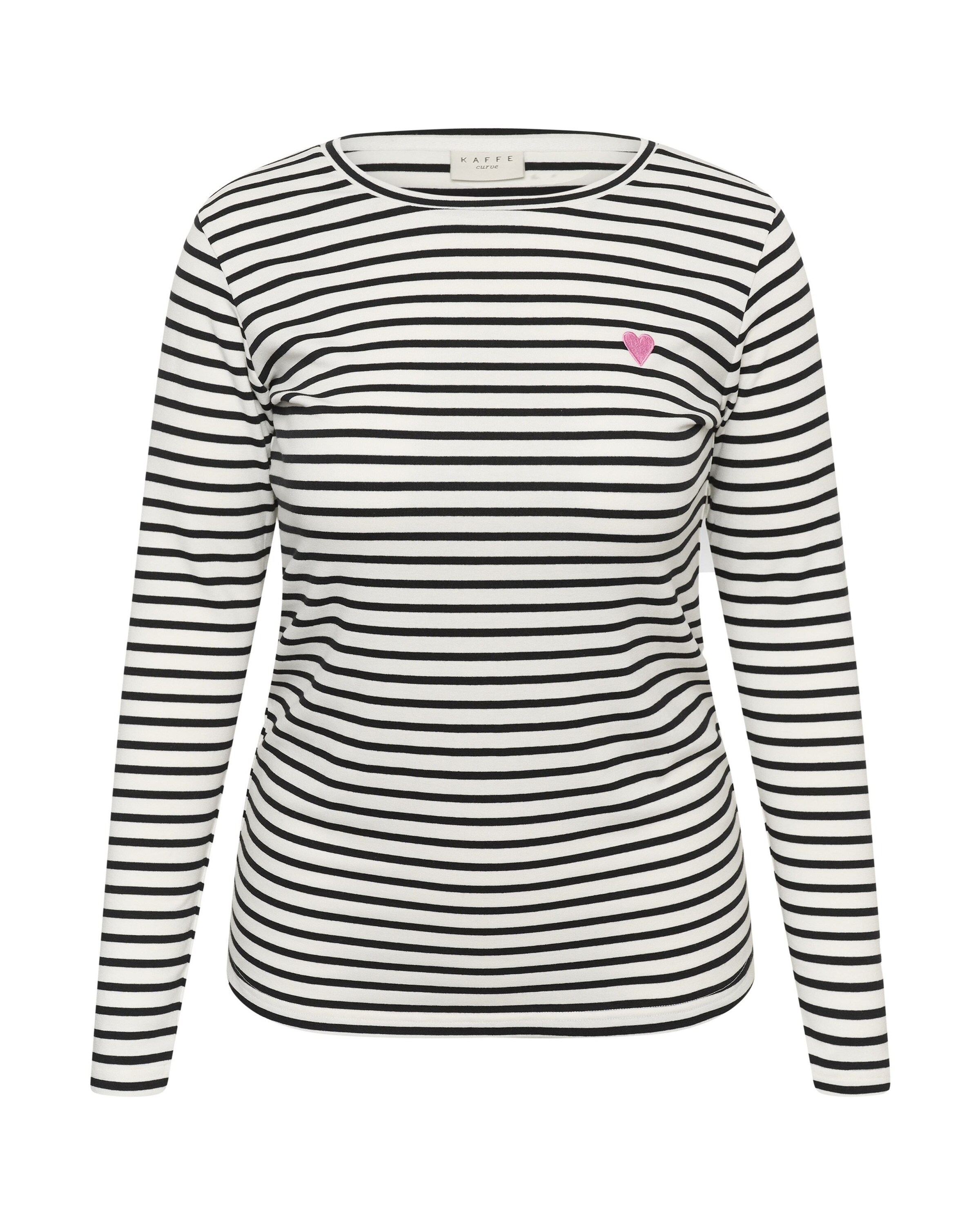 KAFFE CURVE - Camisa 'KClia' em branco: frente