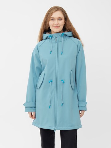 Derbe Jacke'Island Friese' in Blau: Vorderseite