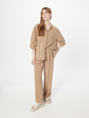 LA STRADA UNICA Blouse 'Kenya' in Brown