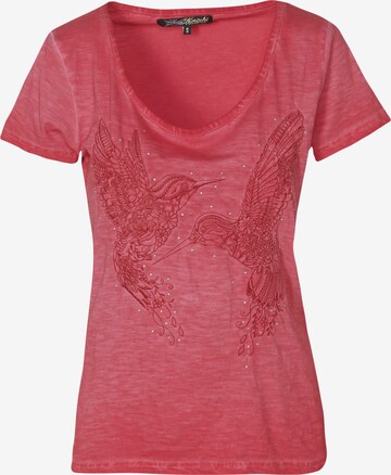 KOROSHI Shirt in Rood: voorkant