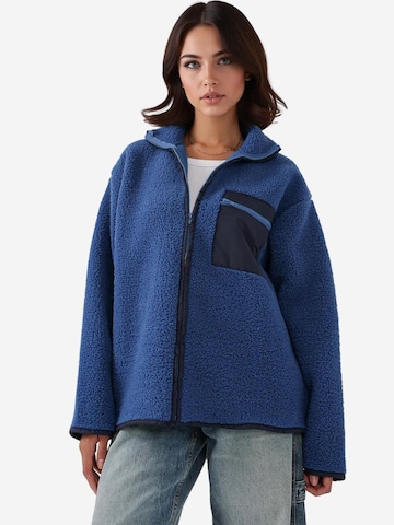 Veste mi-saison 'Kunstpelzmäntel' Bigdart en bleu : devant