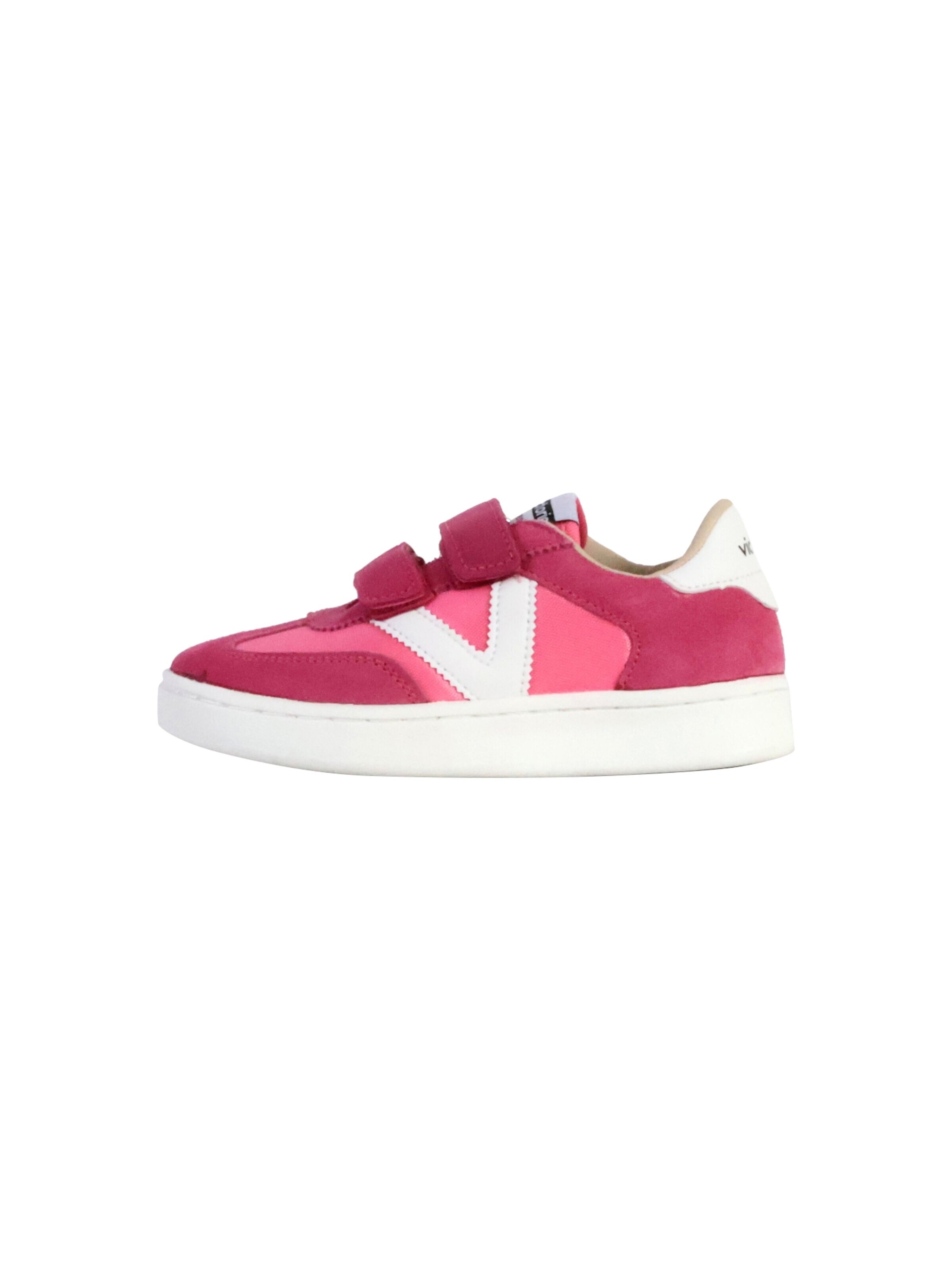 victoria - Zapatillas deportivas 'Niedrige Ledersneaker für Kinder' en rosa: frente