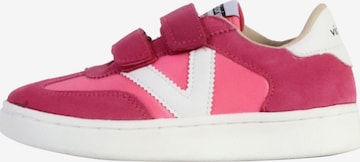 victoria - Zapatillas deportivas 'Niedrige Ledersneaker für Kinder' en rosa: frente