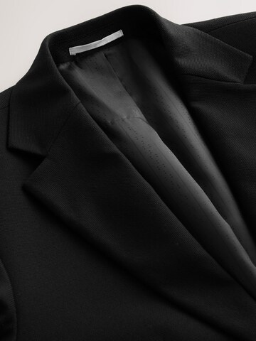 Coupe regular Veste de costume Next en noir