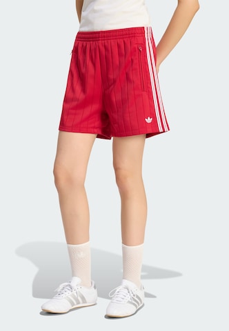 ADIDAS ORIGINALS - Loosefit Pantalón 'Firebird' en rojo: frente