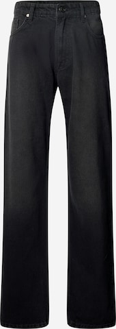 WOTEGA Baggy Jeans 'AiryCut' in Schwarz: Vorderseite
