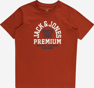 Jack & Jones Junior - Camiseta 'BLU BOOSTER' en rojo: frente