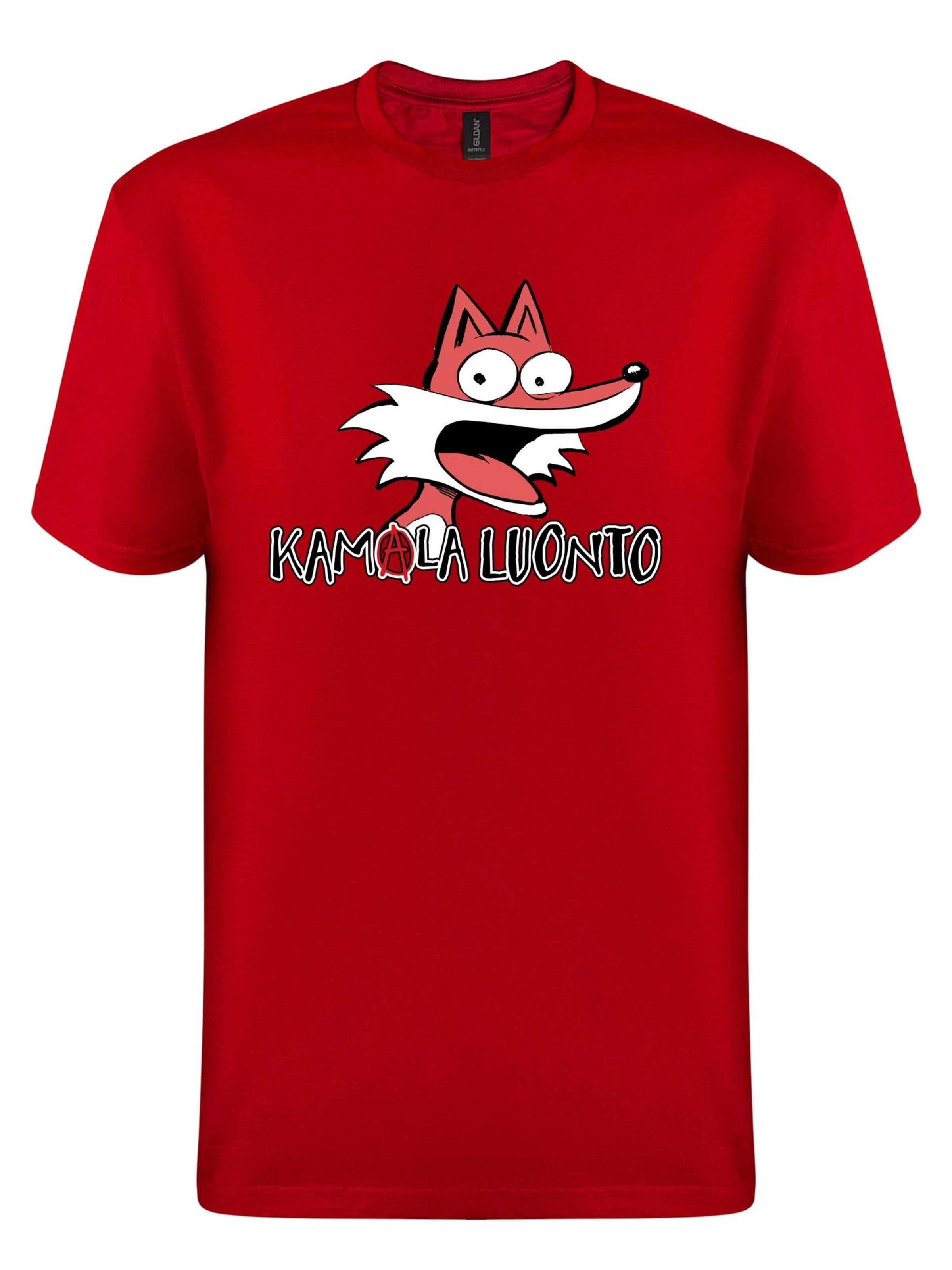 Bad Nature Shirt 'Bad Nature Fox  T-Shirt' in Red: front