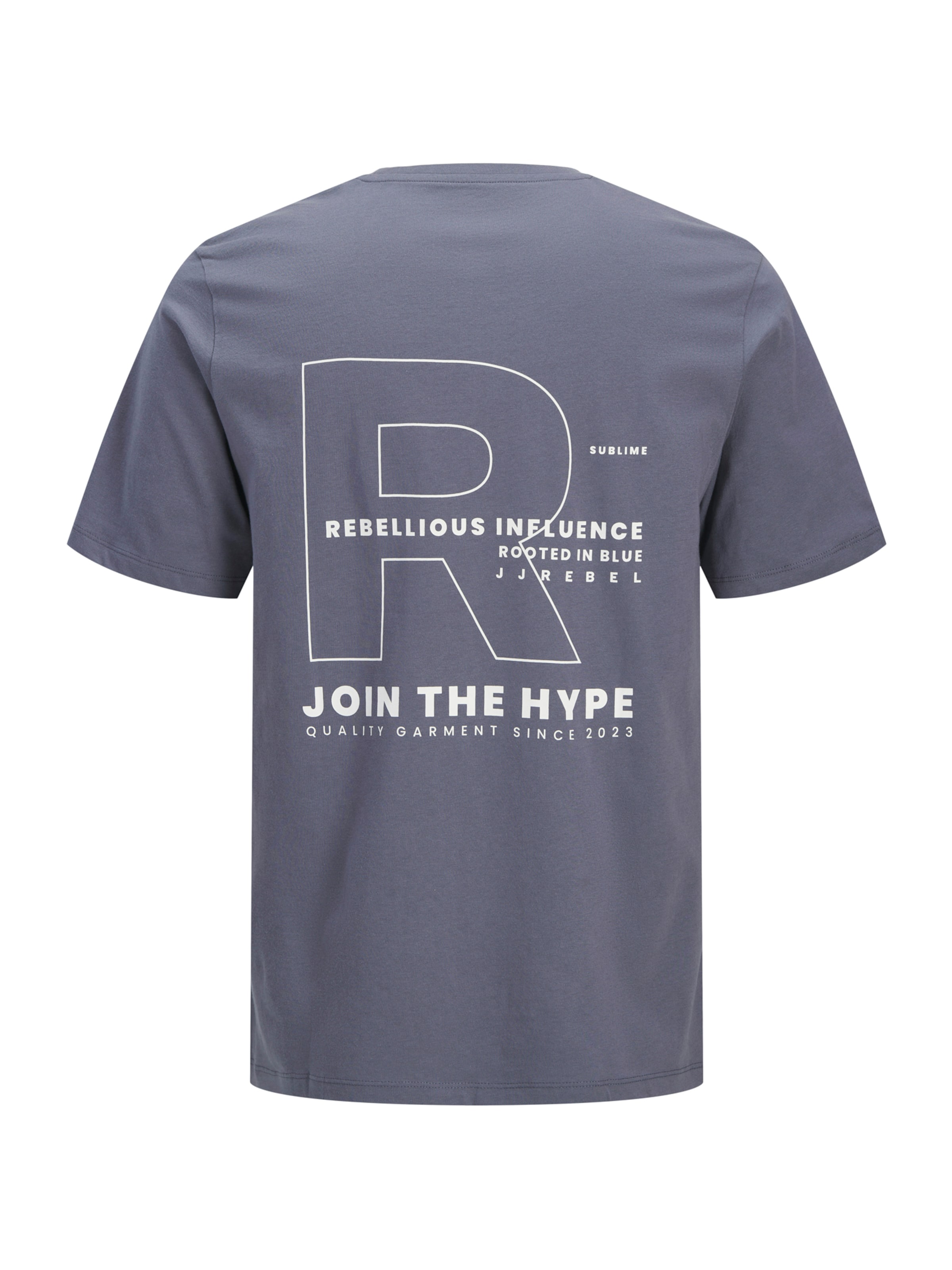 JJ Rebel T-Shirt 'JREBZAKI' in Grau