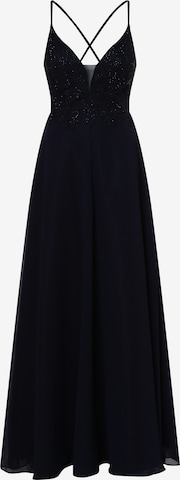 Luxuar Fashion Evening Dress ' ' in Blue: front