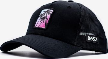 Be52 Cap 'Palms Premium' in Black: front