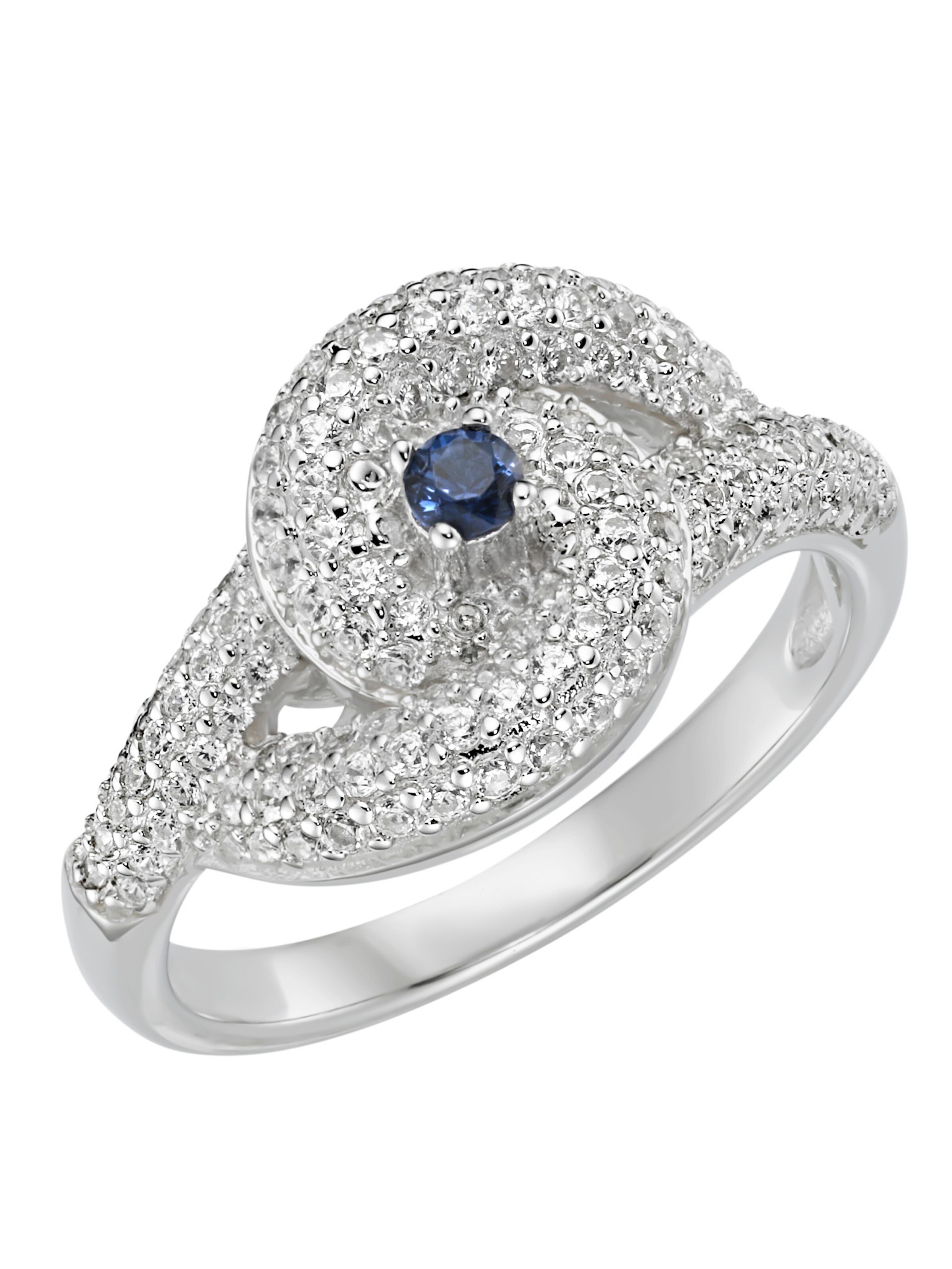 Smart Jewel - Anillo en azul: frente