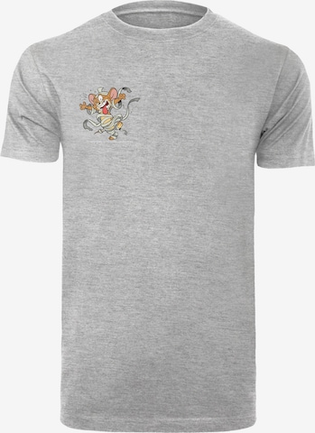 F4NT4STIC Shirt 'Tom Und Jerry' in Grey: front