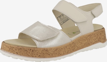 WALDLÄUFER - Sandálias com tiras 'H-Libby' em bege: frente