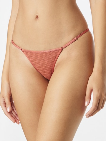 Bas de bikini 'ONE OF THE GIRLS' Free People en marron : devant