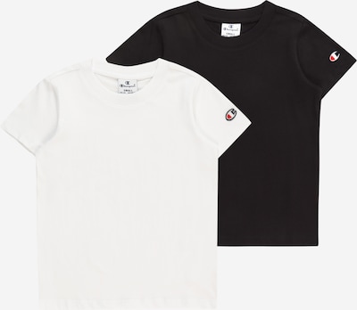 Champion Authentic Athletic Apparel T-Shirt en bleu marine / rouge / noir / blanc, Vue avec produit