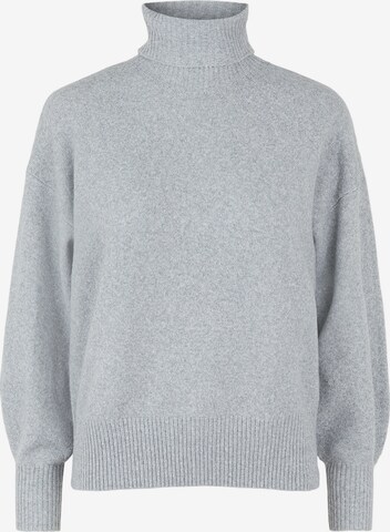 PIECES Sweater 'Cava' in Grey: front