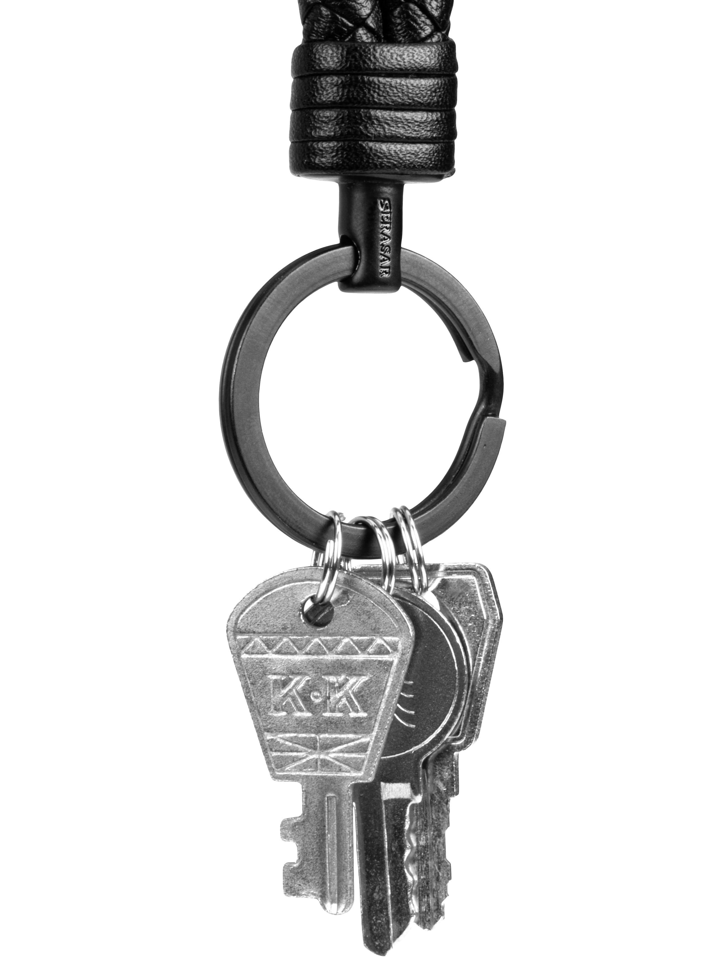 Porte-clés 'Strong' SERASAR en noir