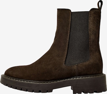 SELECTEDChelsea čizme 'SLFVILMA' - smeđa boja: prednji dio