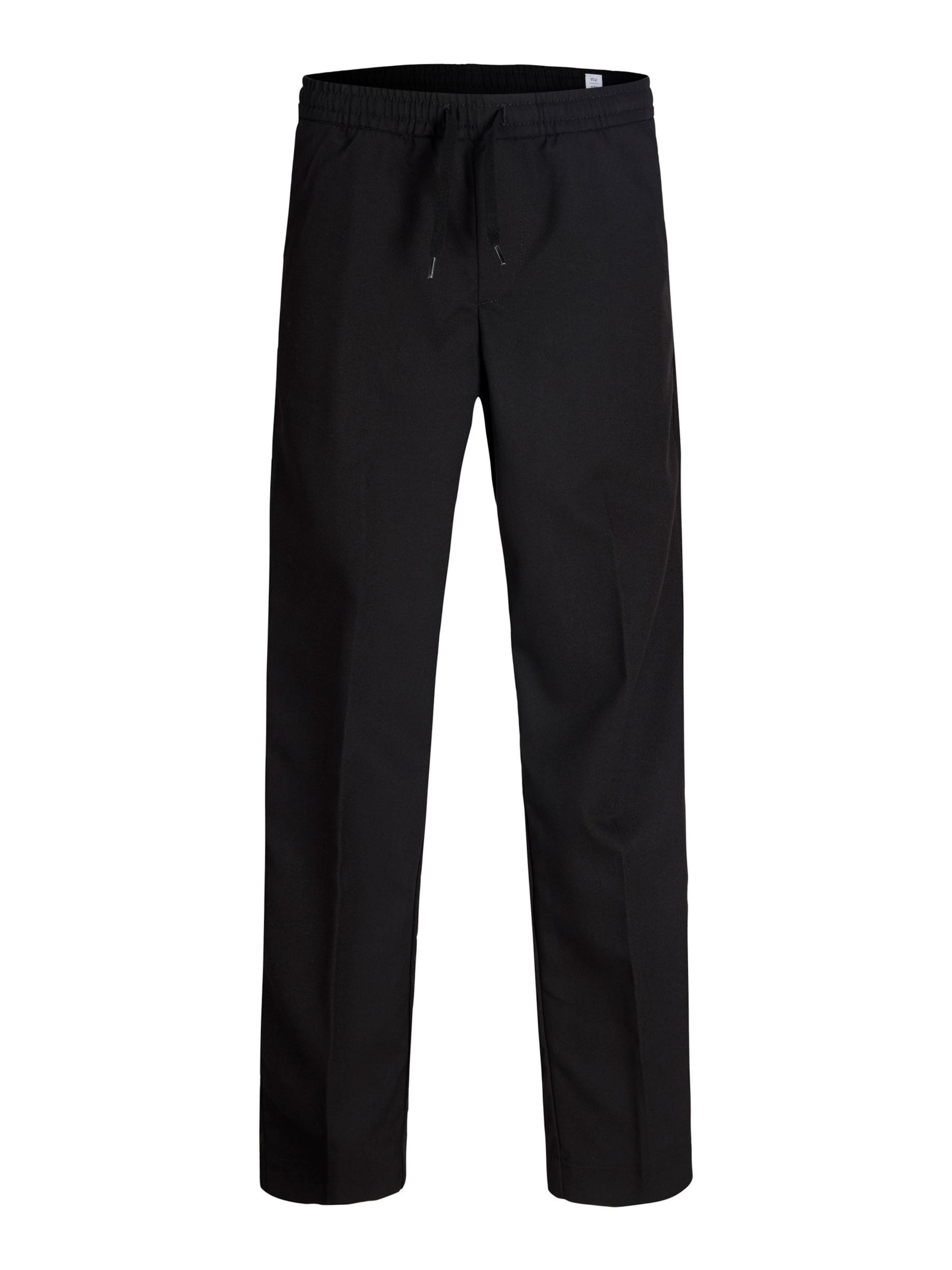 Jack & Jones Junior - Pantalón en negro: frente