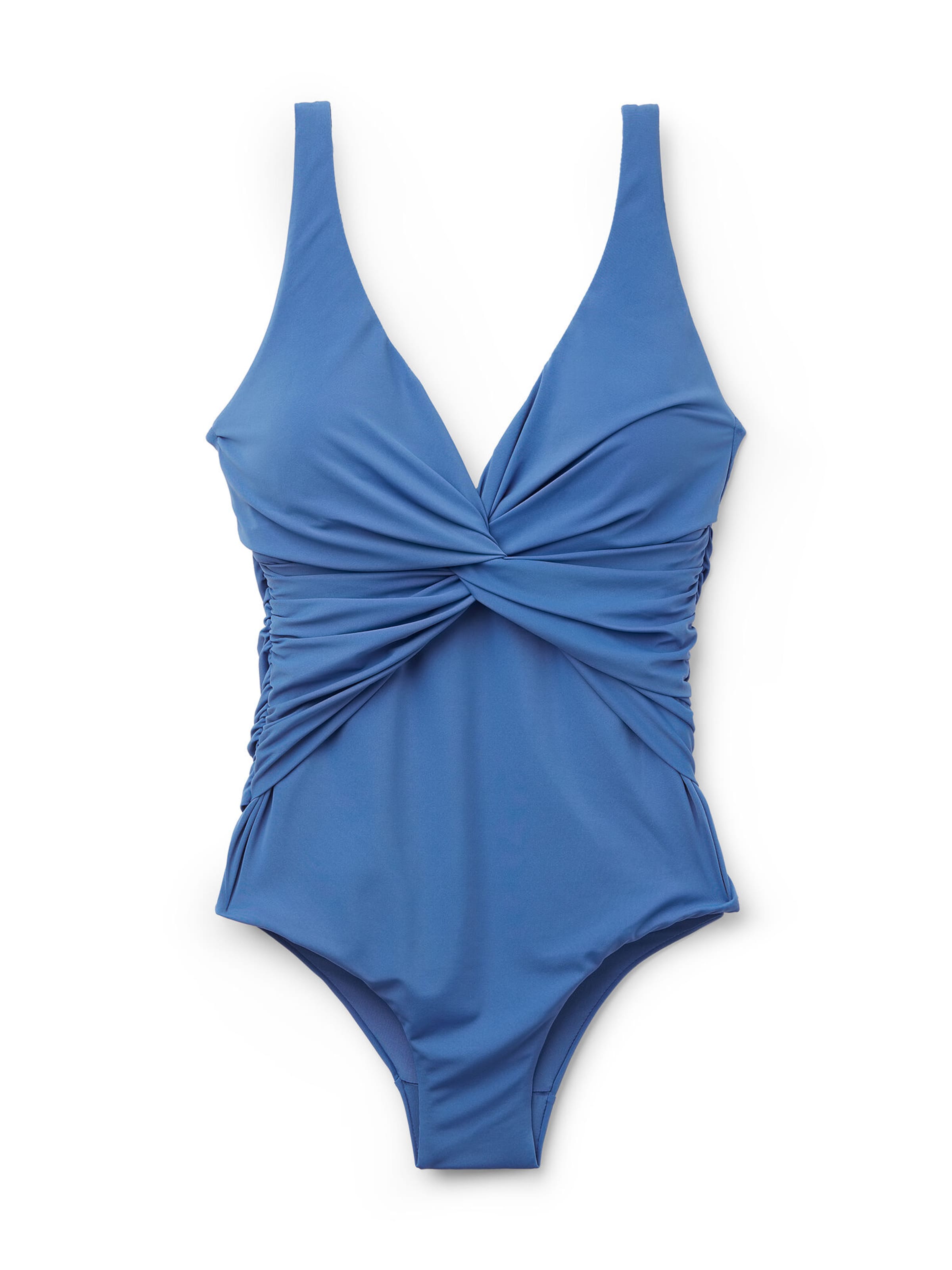 CALZEDONIA Triangel Badeanzug in Blau: Vorderseite