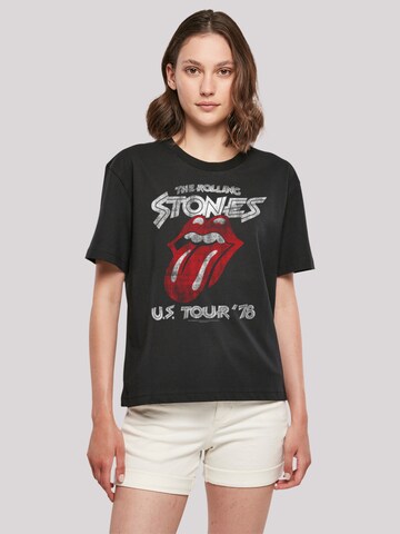 F4NT4STIC T-Shirt 'The Rolling Stones US Tour '78' in Schwarz: predná strana