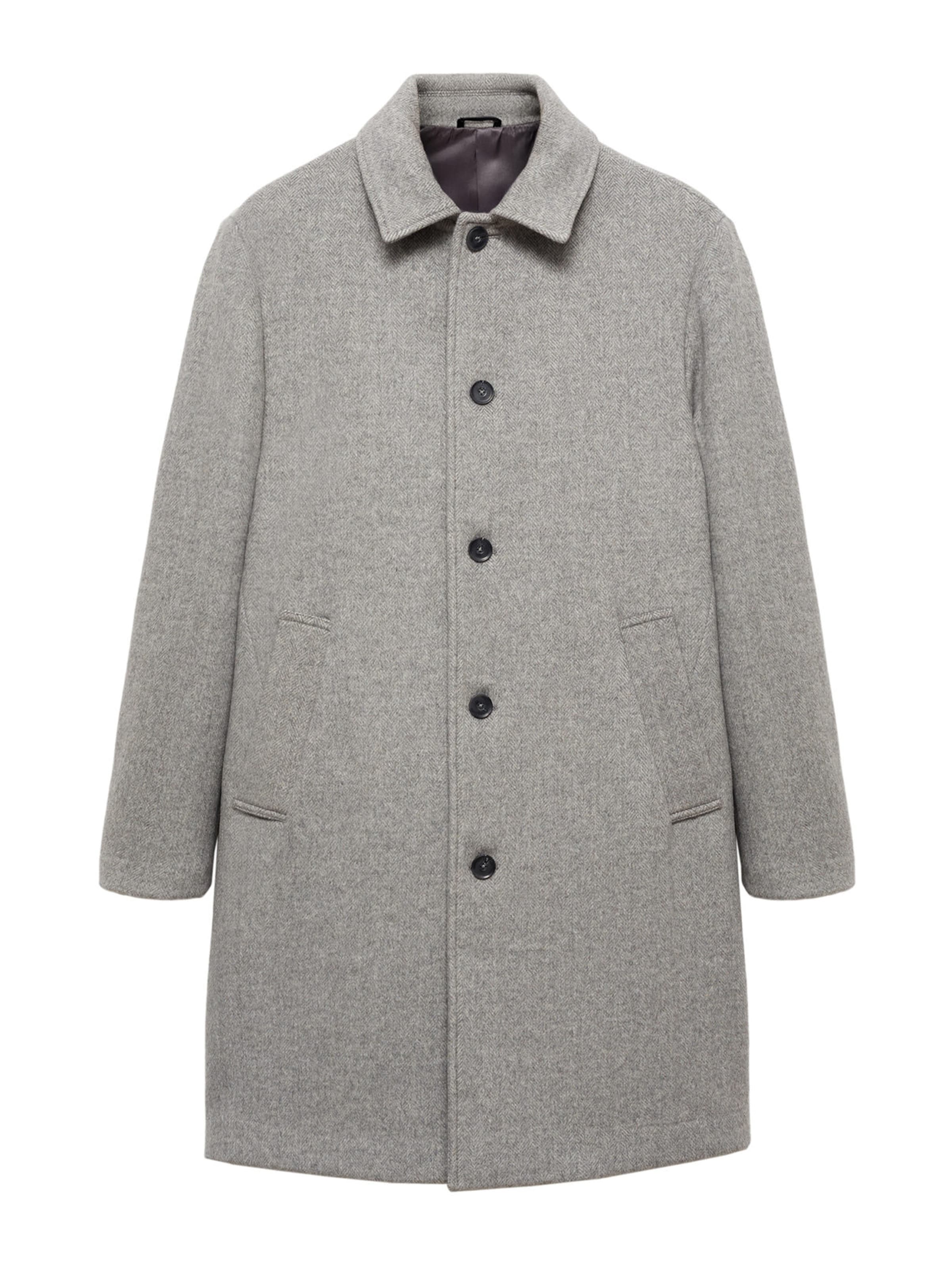 MANGO MAN Tussenjas 'Ennio' in Grijs: voorkant