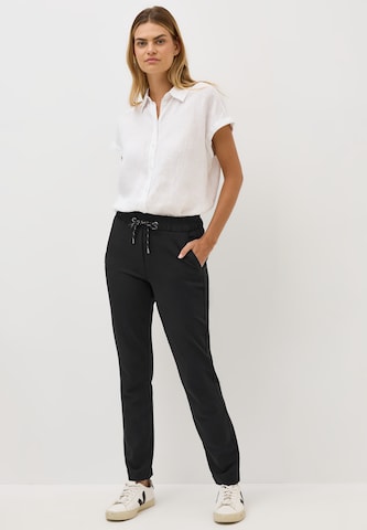 CECIL Slimfit Hose 'Tracey' in Schwarz