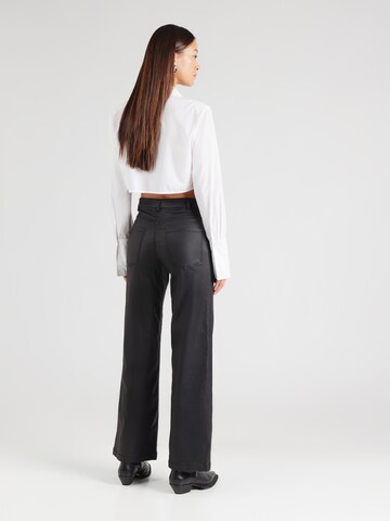 JDY Wide leg Pants 'JDYTHUNDER' in Black