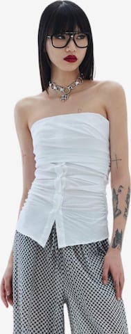 Top di Aniye By in bianco: frontale