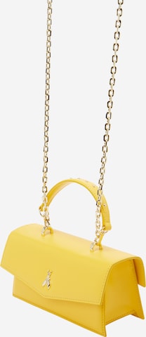 PATRIZIA PEPE - Bolso de mano en amarillo: frente